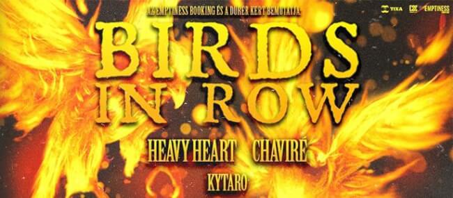 Birds In Row (FR), Heavy Heart (FR), Chaviré (FR), Kytaro Dürer Kert