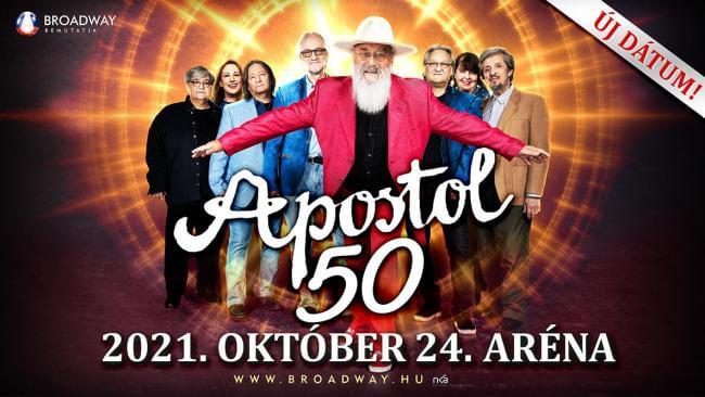 APOSTOL 50 jubileumi koncert Papp László Budapest Sportaréna