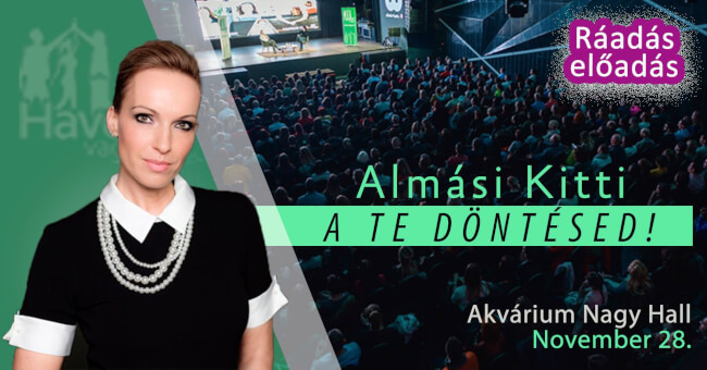 Dr. Almási Kitti: A Te döntésed - ráadás előadás Akvárium Klub