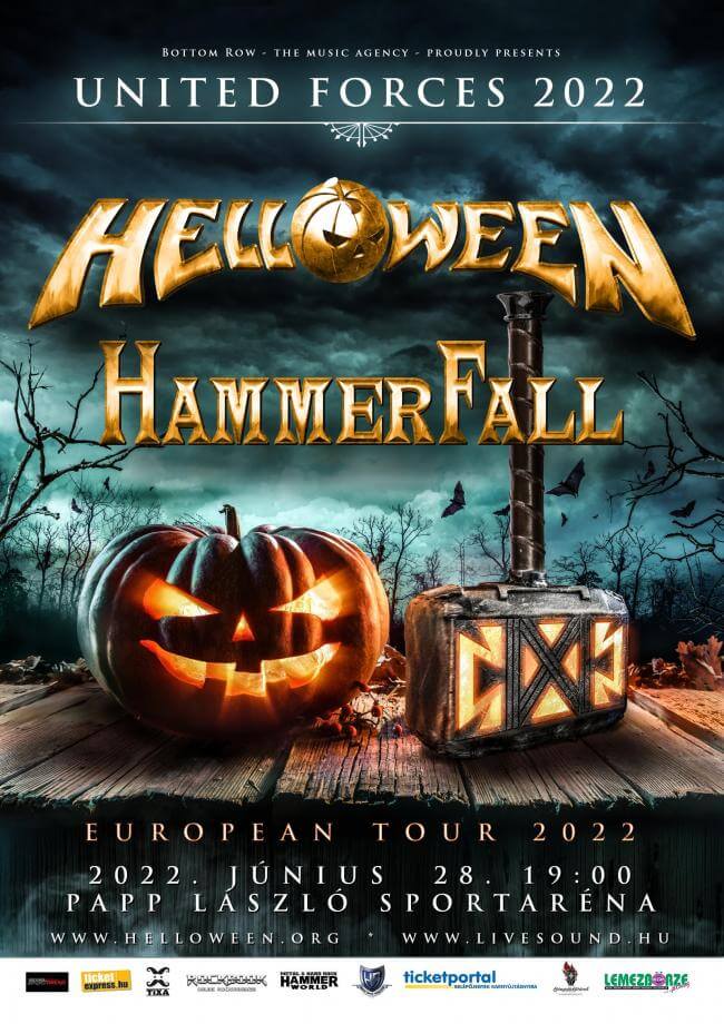 Helloween & Hammerfall - United Forces Tour 2022 Papp László Budapest Sportaréna