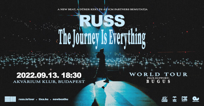 New Beat és a Dürer Kert bemutatja: Russ, special guest: Bugus Akvárium Klub