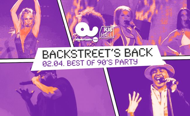 Backstreet's Back - 90's & 00's party Akvárium Klub