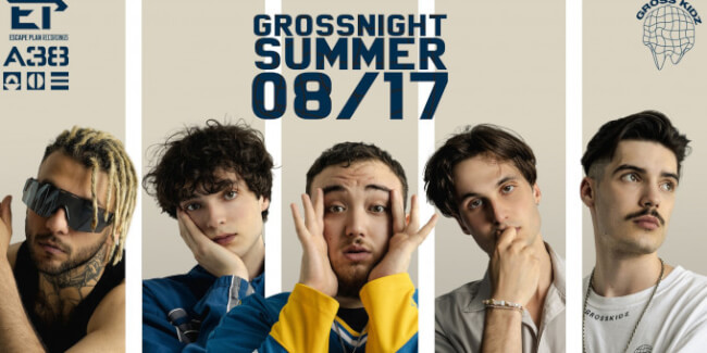 Grossnight Summer: Szlimmy, Steksz, Geddo, Grazzy, Égjárók A38 Hajó