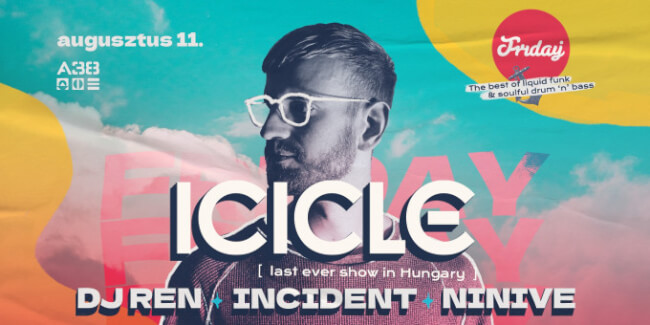 Bladerunnaz presents: Friday w/ Icicle A38 Hajó