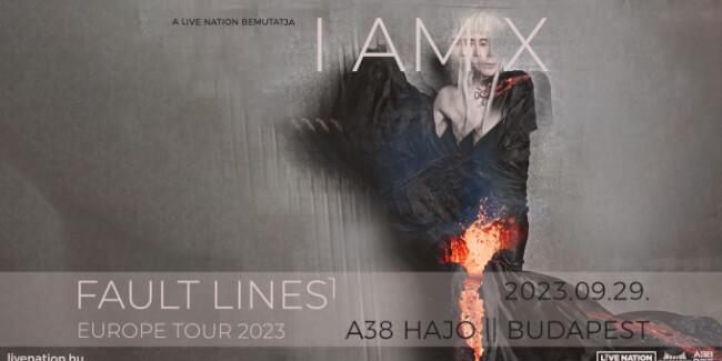 IAMX (UK) - Fault Lines1 Tour A38 Hajó