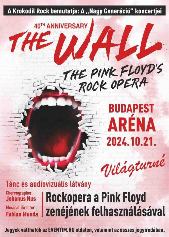 The Wall - Pink Floyd's Rock Opera Papp László Budapest Sportaréna