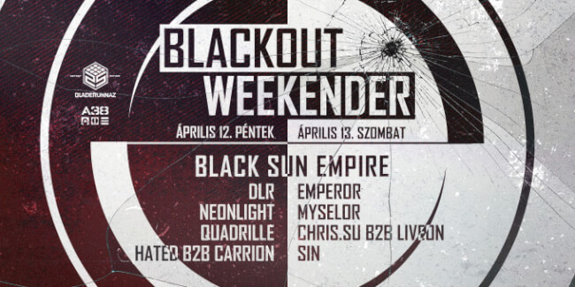 25 éves a Bladerunnaz: Black Sun Empire (NL), Emperor (UK), Myselor (CH), Chris.SU b2b Liveon, Sin A38 Hajó
