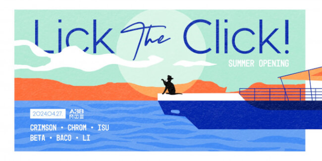 Lick The Click! Summer opening A38 Hajó